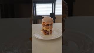 Blueberry Sausage Egg Cheese and Glaze Biscuit
