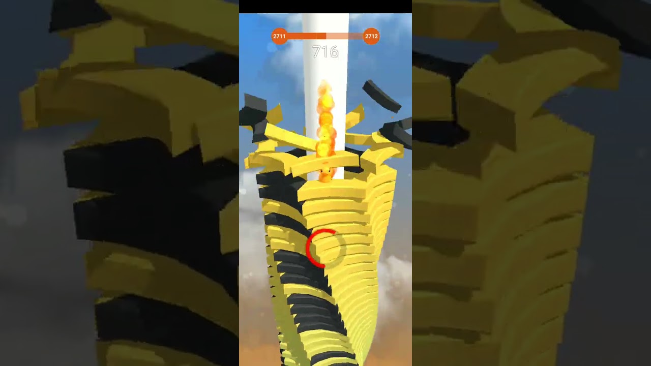 drop stack ball game play