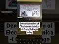 Experimental demonstration of Electromechanical over voltage relay-Visit the playlist of PSP