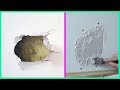 How to Fix a Hole in the Wall Drywall Patch Repair. Как заделывать дыру в гипсокартоне