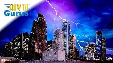 How You Can Make Realistic Lightning for Photo in Photoshop Elements