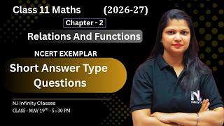 class 11 maths chapter 2 Relations and Functions NCERT exemplar solutions #jeemains #cuetexam