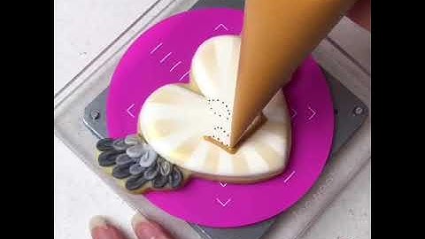 Airbrushing Cookie Stencil