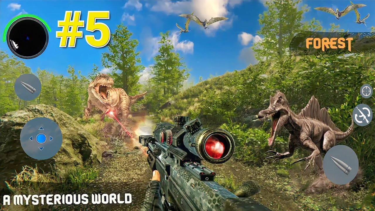 Deadly Dinosaurs Hunter #5 - Wild Animal Hunt 3D Jungle - Android Gameplay