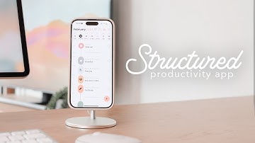 🗓️☁️ My Favorite iPhone Productivity App | Structured app