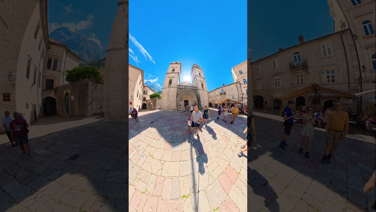 Kotor Old Town, Montenegro with DJI Osmo 360 8K