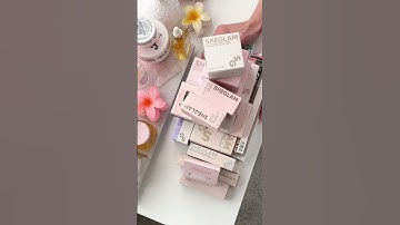 let’s unbox my pink @sheglam_official  mega haul 💗 #sheglam #m akeup #preppy #shorts #SHEGLAMhaul