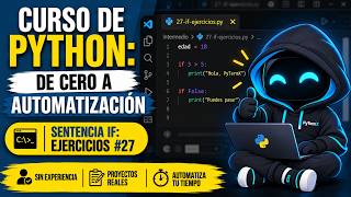 Python Course: From Zero to Automation #27 | IF Statements: Exercises | 2026