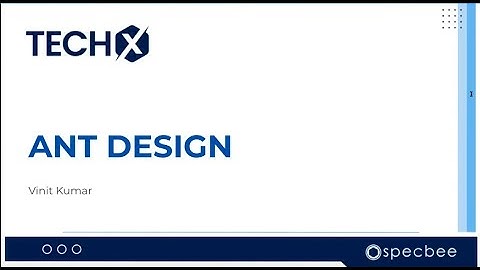 How to Customize a React Theme Using Ant Design | TECHX EPISODE 2 | SPECBEE