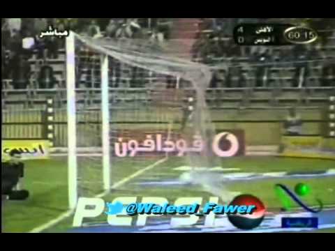 محمد بركات وتنفيذ ضربة جزاء بمهارة 