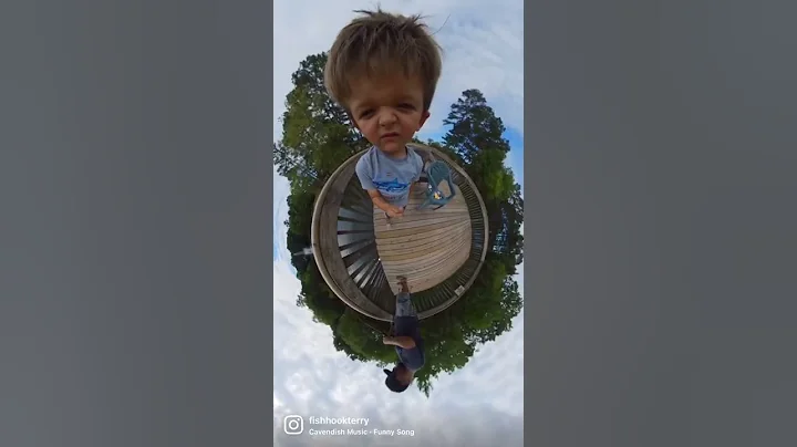 When a Kid uses the 360 Camera #fishing #shorts #360