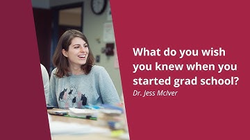 What advice would you have for your former self on starting the grad school journey?