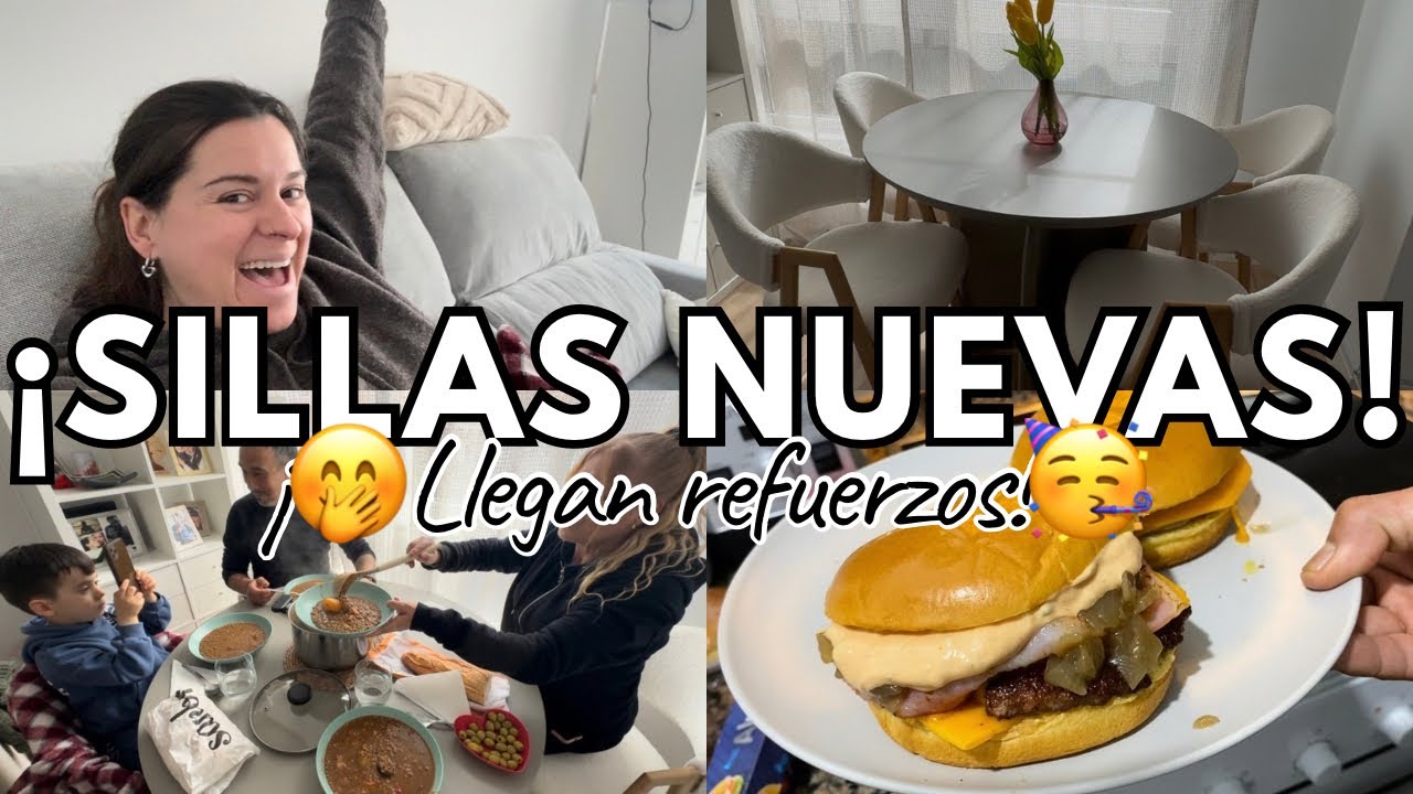 🤭TENEMOS SILLAS NUEVAS PARA EL SALÓN 🥳 Llegaron los refuerzos!! 💕🐣#vlog 