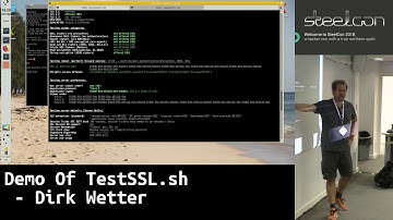SteelCon 2018 Demo Of TestSSL.sh by Dirk Wetter