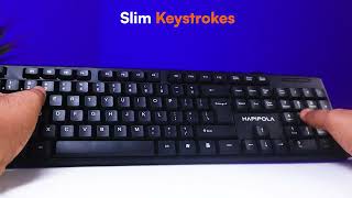 2 Million Clicks!!!! Keyplus Wired Keyboard with Mouse - Where Style Meets Function.