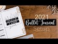 2021 Minimal Bullet Journal Setup for Mindful Productivity