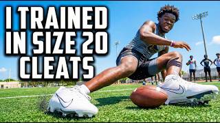 I Tried Db Drills In Size 20 Cleats... Couldnt Move