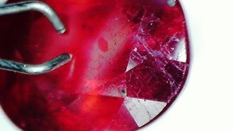 How to tell the difference between Unheated Ruby & Lead Glass Filled Ruby?