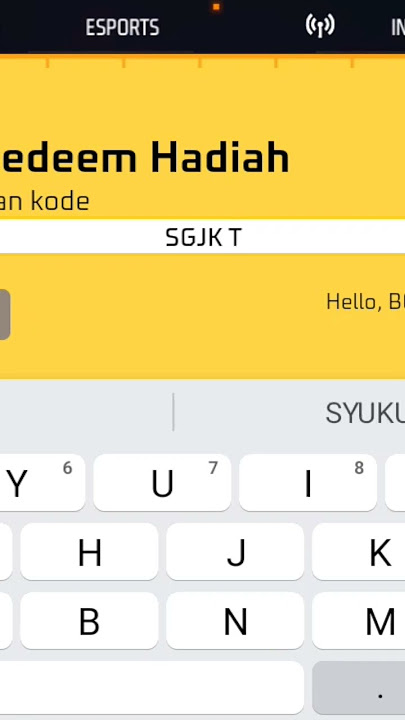 kode Redeem ff terbaru buat sg2 #freefire #ff #garenafreefire #koderedeem #koderedeemffterbaru