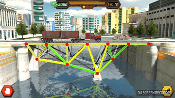 Bridge Construction Simulator - Level 7