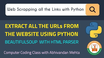 How to Scrape Links from a Website Python | Extract Links from Website using Python