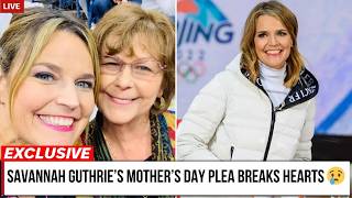 Why Is Savannah Guthrie Begging for Help Finding Her Mom? 😳
