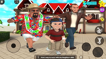 Scary Stranger 3D - Mr. Grumpy & New Neighbor Runnig The Kid - Android & iOS