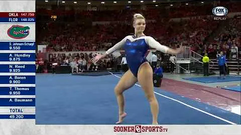 Alyssa Baumann (Florida) 2019 Floor vs Oklahoma 9.95