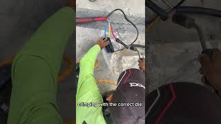 LT 4C × 35 mm² Cable Joint with Heat Shrink | Professional Method”