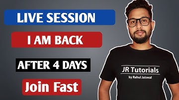 Finally I Am Back After 4 Days🔥 | Live Session |