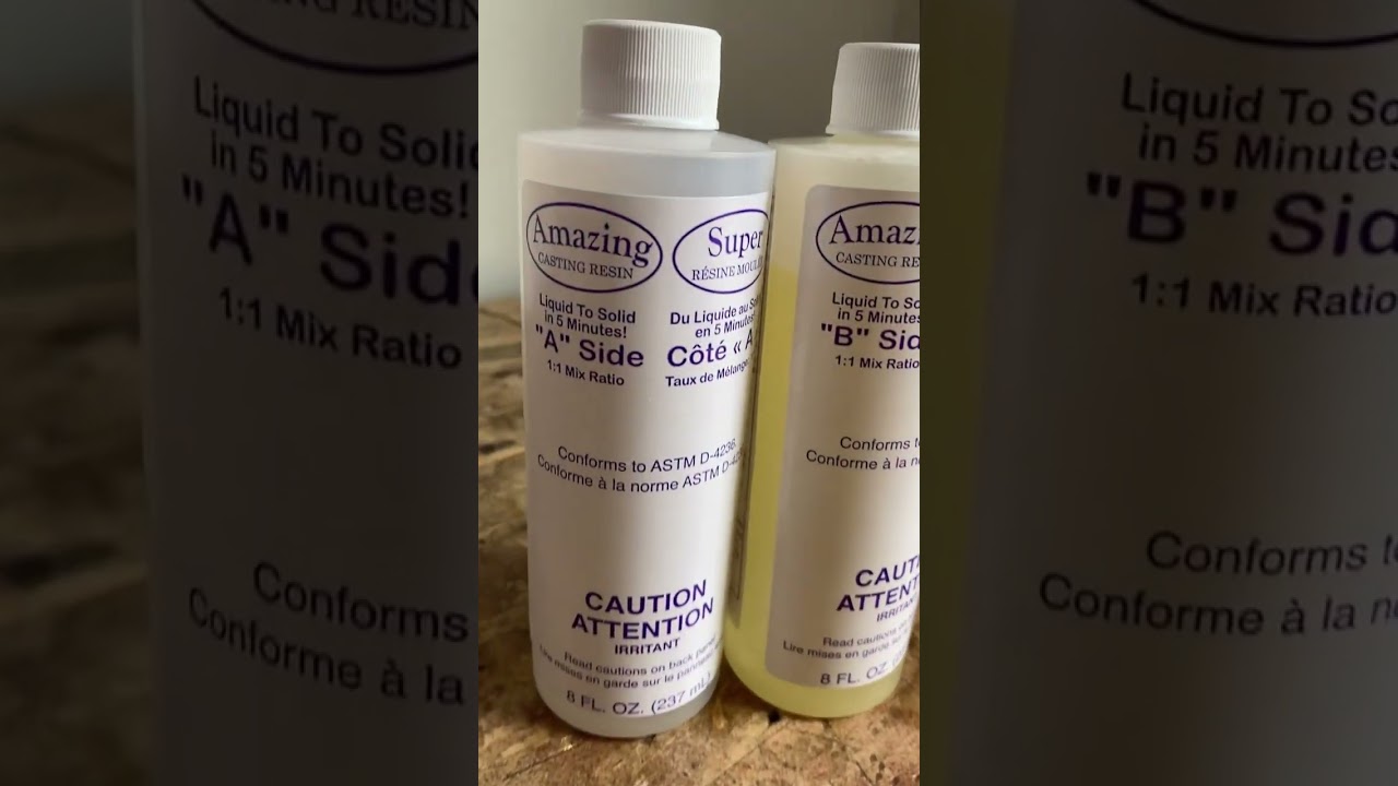 Cigar box upcycle with paint, moulds, and resin