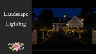 🌹Professional Landscape Lighting Installed!