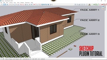 How to Use Curic Face Array Plugin in SketchUp | SketchUp Curic Plugin Tutorial | Curic Face Array