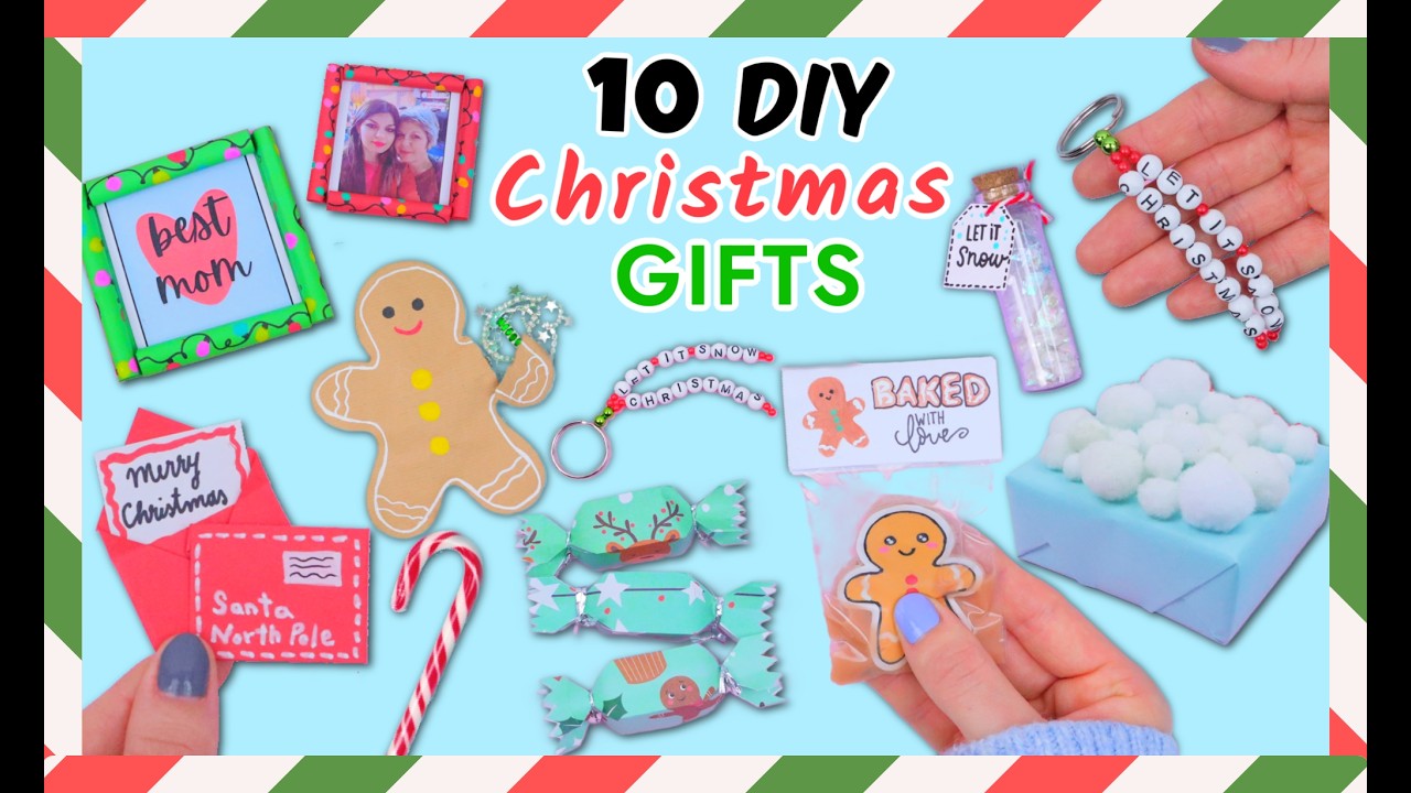 10 DIY CUTE CHRISTMAS GIFT IDEAS - Easy Christmas Gifts You Can Make ...