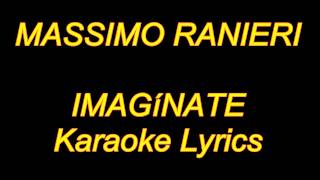 Massimo Ranieri - Imaginate (Karaoke Lyrics) NEW!!