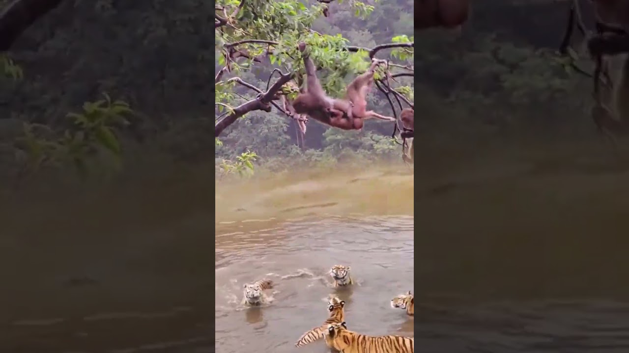 Harmonious Coexistence of Humans and Animals Zero Distance to Wild Animals Confused Behaviors