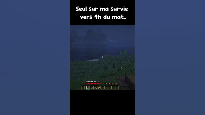 Quand Herobrine spawn dans ta survie.. #minecraft