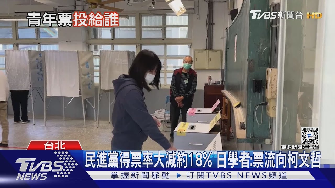 TVBS戰情室｜民進黨得票大減年輕票流向柯文哲 柯靠年輕人三分天下? @TVBSNEWS02