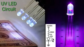 How to make an Ultraviolet (UV) LED Circuit?