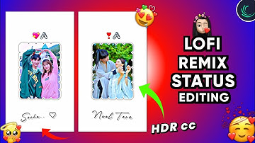 New Viral Lofi-Remix Status Editing | Alight Motion Video Editing | Tutorial