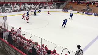 Charles-Anthony Barbeau 37/39 saves Vs Cortland Red dragons