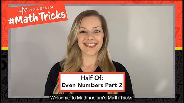 #MathTricks | Halving Even Numbers by Breaking Them Apart (Part 2)