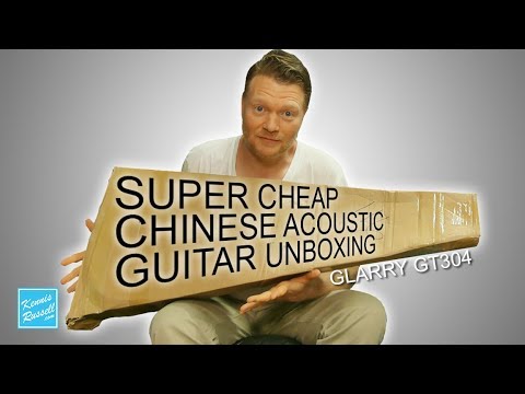 dirt-cheap-chinese-acoustic-guitar-unboxing-|-glarry-gt304