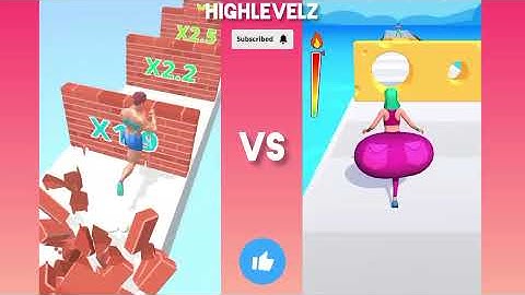Twerk Race 3D VS Muscle Rush - All Levels Speedrun Gameplay