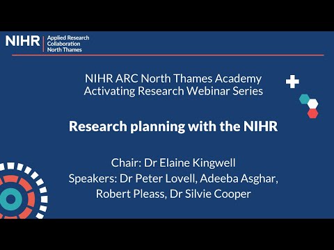 Research planning with the NIHR