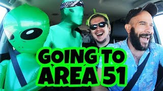 ESCAPING POLICE ON THE ROAD TO AREA 51
