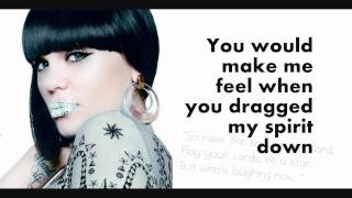 Jessie J - Who's Laughing Now OFFICIAL Lyrics chords