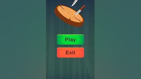 Knife Hit Clone: Demo