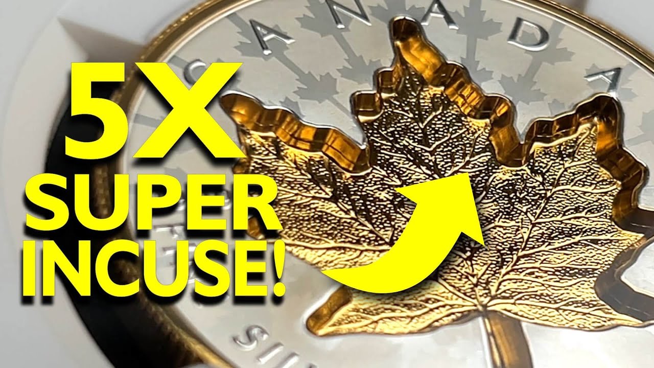 2024 Canada Proof $20 1 oz Silver with Gold Gilt and $200 2