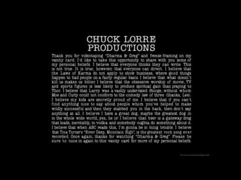 Chuck Lorre Productions Logo 1997 With Different Music